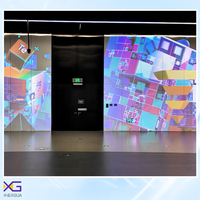 Sistema de software multimedia holográfico 3D, proyección para sala interior, Museo Interactivo, proyector inmersivo
