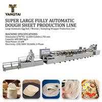 Ligne de production de nouilles entièrement automatique 400/750 kg/h, contrôlée par PLC, 380V, machine industrielle et commerciale pour la fabrication de pâtes, garantie de 2 ans