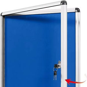 Cadre à encliquetage verrouillable en aluminium avec plaque acrylique et clé, 27 mm, <span class=keywords><strong>pour</strong></span> <span class=keywords><strong>affichage</strong></span> <span class=keywords><strong>de</strong></span> photos et <span class=keywords><strong>de</strong></span> messages - Product Image 1