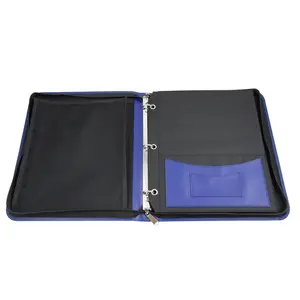 סיטונאי Custom A4 גודל מלון עור מצבור custom padfolio אין מינימום עור אחוות