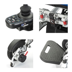 Silla de Ruedas Eléctrica Segura de 24V 12AH con Batería de Litio, Portátil, de Tamaño Pequeño, de Aleación de Aluminio para Niños - Product Image 6