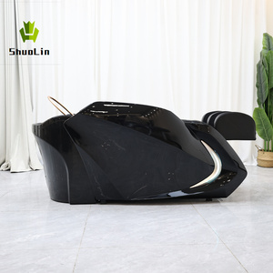 Cama de Lujo Eléctrica 4D para Spa Capilar y Corporal, Sillón Moderno de Lavado de Cabello con Masaje y Champú para Salón de Belleza y Barbería de Alta Densidad - Product Image 6