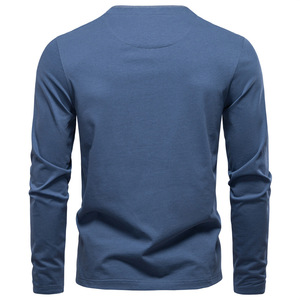 Camiseta <span class=keywords><strong>de</strong></span> Manga Larga <span class=keywords><strong>para</strong></span> Hombre JAC22 M24705, Otoño, con Contraste <span class=keywords><strong>de</strong></span> Color, Estilo Casual <span class=keywords><strong>de</strong></span> Negocios - Product Image 2