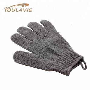 Prix de gros : Ensemble de gants de bronzage auto-bronzant en microfibre rembourrés simples, gants exfoliants et gants pour le visage, pour le bronzage sans soleil et la application de lotion corporelle - Product Image 2