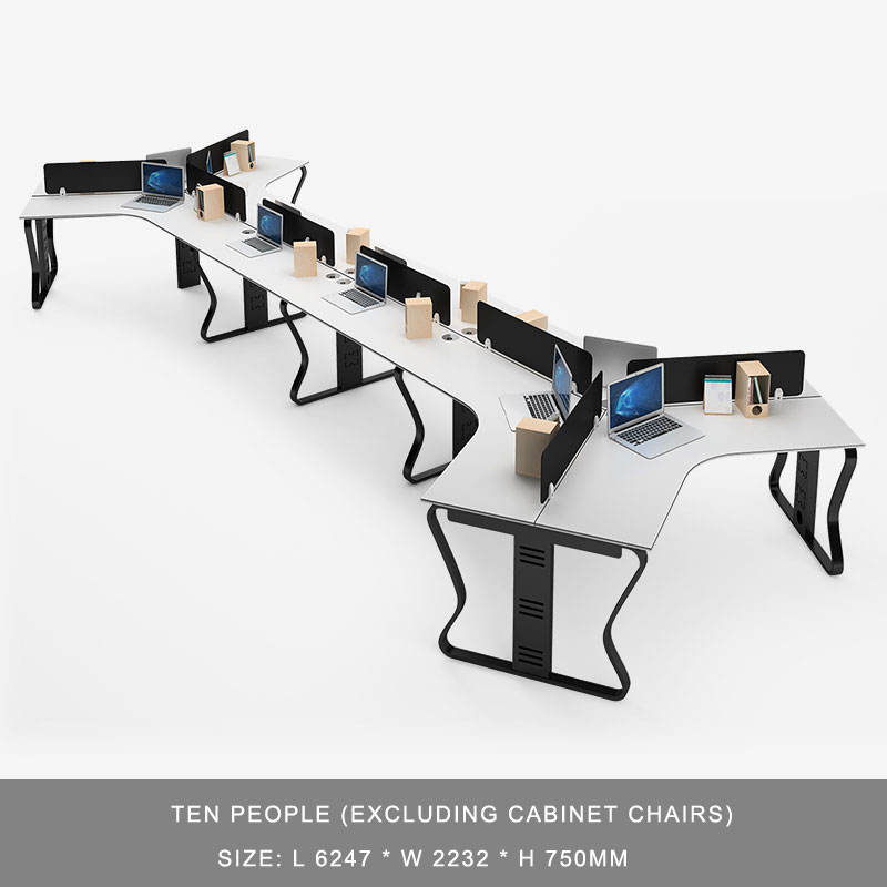 office desk for 8 person