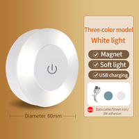 Lumière LED pour placard, variateur d'intensité, rechargeable, détecteur de mouvement, éclairage sous l'armoire, lumière nocturne sans fil pour armoire, cuisine