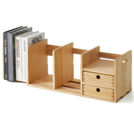 Hot Selling Wooden Tabletop Bookshelf Desktop Book Shelf Organizer Bookshelves Storage Rack for CDs/Magazine/Books Display
