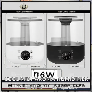Newest Cool Mist Aroma <b>Diffuser</b> Electric <b>Ultrasonic</b> Humidifier 3L Plastic for Hotel & Household Use with Night Light - Product Image 2