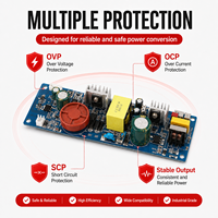 Module d'alimentation à découpage AC-DC de qualité industrielle avec dissipateur thermique en aluminium et transformateur haute fréquence pour une sortie stable