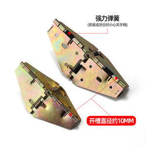 Furniture Hinge Thickened 4mm Iron Color Plated Butterfly Hinge For <b>Folding</b> <b>Table</b> Modern Design Durable - Product Image 5