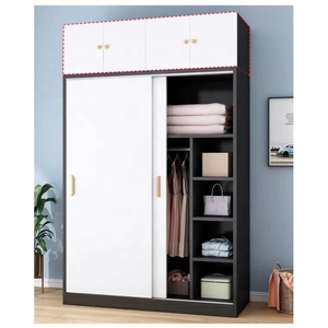 <span class=keywords><strong>Armario</strong></span> deslizante de diseño simple hecho a medida <span class=keywords><strong>armario</strong></span> de dormitorio 2 <span class=keywords><strong>puertas</strong></span> - Product Image 4