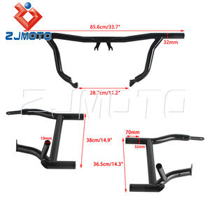 Protecteur de sacoche de moto Powdercoat noir brillant pour Harley Street Glide/Road Glide/Road King/Electra Glide 2014-2025 - Product Image 5