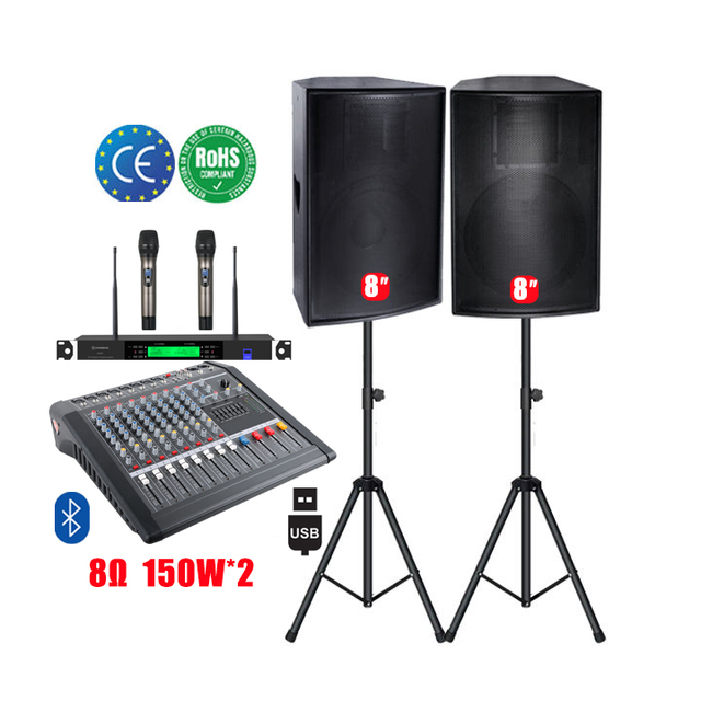 Full Range Woofer Subwoofer 8 Inch Bass Speakers DJ Passive Stage Performance Passive 8 Inch Professional Speaker