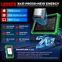 Herramienta de Diagnóstico para Vehículos de Nueva Energía LAUNCH X431 PRO3S+ EV 2026, Sistema Completo, con Programación J2534 y Prueba de Baterías