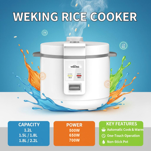 หม้อหุงข้าวเดอลุกซ์ขนาด 1.2 ลิตร 1.5 ลิตร 1.8 ลิตร แบบพกพา อัตโนมัติ สำหรับเครื่องใช้ไฟฟ้าภายในบ้าน พร้อมหม้อในเคลือบสารกันติด คุณภาพสูง - Product Image 2