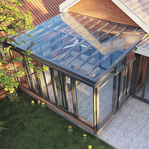 Véranda en verre bioclimatic <span class=keywords><strong>Serre</strong></span> en aluminium Couvertures de patio attachées Jardin d'hiver Véranda commerciale Solarium en verre <span class=keywords><strong>Petite</strong></span> maison - Product Image 4