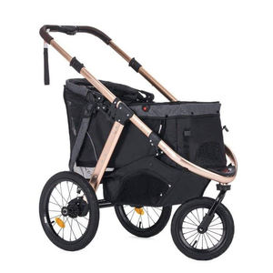 Vente en gros de landau pour chiens et chats de grande taille/Poussette pliante pour chats et chiens/Marché américain Poussette à trois roues pour chiens - Product Image 4