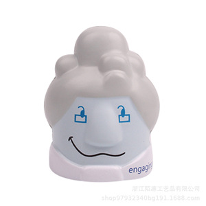 Cartoon PU Foam Figurine High <b>Rebound</b> Character Ornament For Holiday Decoration Gift - Product Image 1