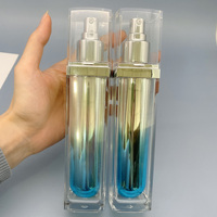 Nouvelles Bouteilles Carrées Vides pour Lotion 50ml – Fabricant de Flacons Cosmétiques de Luxe Personnalisés avec Pompe et Vaporisateur pour Soins de la Peau, des Cheveux et du Corps