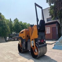 مدحلة طرق بمحرك EPA سعة 0.3 طن و0.5 طن و1.5 طن، ومدحلة طرق ثنائية الأسطوانة بسعة 3 طن، ومدحلة لضغط التربة