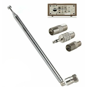 Ensemble d'antennes 7120, 5 pièces, type F, connexion rapide, prise mâle TV 3.5mm, connecteur BNC, adaptateur coaxial RF de 765mm de longueur - Product Image 4