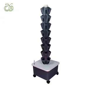 W&B hot sale 8 10 12 layers growing tower Hydroponic System 8 layers hydroponic vertical Aeroponic Growing System