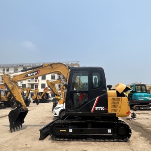 Excavatrice d'<span class=keywords><strong>occasion</strong></span> <span class=keywords><strong>Sany</strong></span> 75C Pro 7,5 tonnes, mini-pelleuse d'<span class=keywords><strong>occasion</strong></span>, modèle Sy75C 75C 95C 80C Pro, moteur ISUZU - Product Image 2