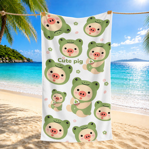 Ocean <b>Microfiber</b> <b>Beach</b> <b>Towel</b> Printed Pool <b>Towel</b> Sand Free Super Absorbent Lightweight Non-Fading Compact for Swimming Pool - Product Image 5
