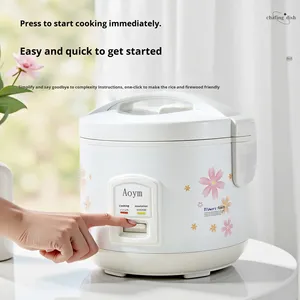 Cuisinière à riz intelligente compacte rétro 1,0 L antiadhésive à faible consommation, idéale pour 1-2 personnes en dortoir étudiant - Product Image 5