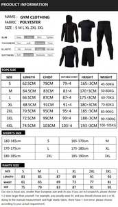 Abbigliamento da palestra Vedo Dropshipping Logo personalizzato in poliestere a più colori a compressione da palestra abbigliamento Fitness da uomo - Product Image 6