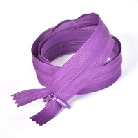 Fermeture à glissière invisible en nylon 3 # colorée avec extracteur de goutte d'eau pour robe de fille Fermetures à glissière invisibles Accessoires de couture