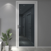 Maison Extérieur Intérieur Veilleuses Toplights Portes Grille en aluminium Patio français Porte en verre dépoli simple