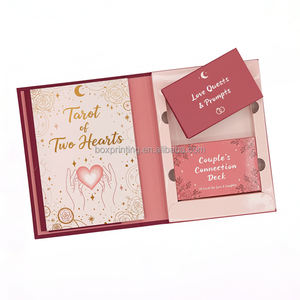 Özel baskı geri ve ön baskı çok oyunculu soru kart oyunu manyetik ile Flip Box içinde Oracle <span class=keywords><strong>Tarot</strong></span> Inspire güverte - Product Image 1
