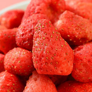 चीनी स्ट्रॉबेरी सूखे फल ताजा निर्जलित fd प्रक्रिया मीठा स्नैक अनाज घटक फैक्टरी मूल्य - Product Image 5