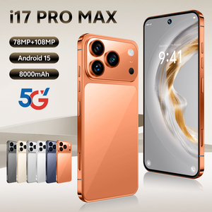Mới nhất i17pro Max điện thoại thông minh 7.3 inch HD hiển thị <span class=keywords><strong>Android</strong></span> pháp thẻ kép Pin đáng kể LTE kết nối toàn cầu sử dụng - Product Image 1
