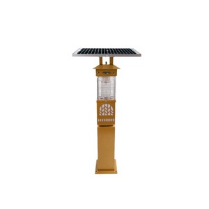 Lampe solaire anti-moustiques d'extérieur avec panneau mono Si, résistante à l'eau, pour ferme, jardin, pelouse - Product Image 2