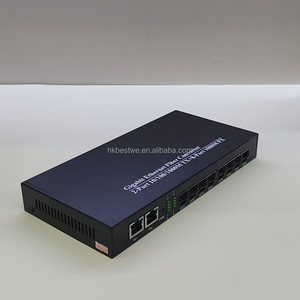 ตัวแปลงไฟเบอร์ออปติกจากโรงงานจีน 8SFP 2RJ45 ตัวแปลงไฟเบอร์ SFP เป็น RJ45 แบบกิกะบิต - Product Image 3