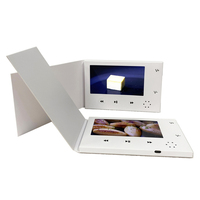 Prix d'usine, livre vidéo vierge tout blanc, brochure vidéo, carte de vœux vidéo personnalisée