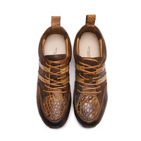Chaussures de sport vintage - Chaussures de sport décontractées tendance pour hommes, confortables, rehaussantes et idéales pour les trajets quotidiens