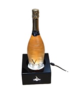 Glorificateur de bouteille, support de bouteille LED AVIVA, présentoir rotatif