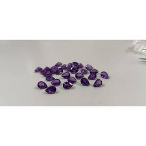 Gema de Amatista Africana Natural de 6*8 mm, 0.85 Ct, Corte Pera, para Joyería - Product Image 5