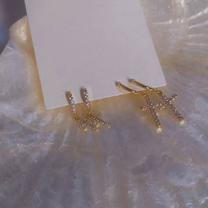 925 स्टर्लिंग चांदी व्यक्तिगत फूल ड्रॉप बालियां साधारण कान के लोप्स - Product Image 4