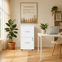 Classeur de bureau multi-tailles compatible avec les dossiers suspendus A4, Letter, FC, Legal et les séparateurs de tiroirs ajustables