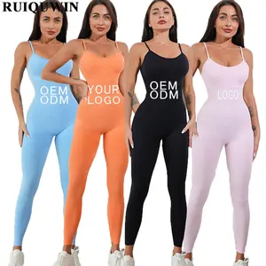 Ruiquwin Body para mulheres, roupa esportiva sem costura plus size XXL personalizada de fábrica, fitness, yoga, fitness, roupa de uma peça, academia, fitness