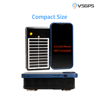 Traceur GPS solaire VSGPS 4G 2G à longue autonomie avec batterie 10000 mAh pour bateaux de pêche et navires, suivi en temps réel, IP67