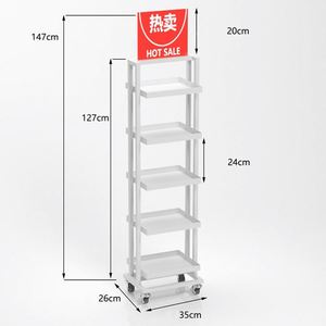 Estante de exhibición de patatas fritas de alambre colgante para tienda minorista - Product Image 6