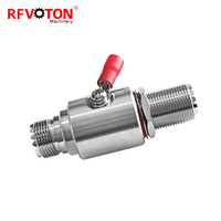 Parafoudre coaxial à tube à décharge gazeuse 90V pour applications industrielles, UHF 0-3 GHz, avec connecteurs UHF femelle vers UHF Jack pour montage en panneau, protection contre la foudre