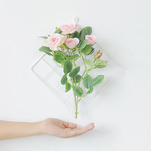 Vente en gros Grille métallique multifonctionnelle pour photos murales Grille pour cartes postales Cadre en maille Maison Chambre <span class=keywords><strong>DIY</strong></span> Décoration Support de rangement en fer - Product Image 5