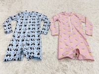 Maillot de bain une pièce pour bébé fille, manches longues, vêtements de plage pour bébé