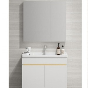 Mueble de Baño Blanco CR de 60 cm con Lavabo de Cerámica de una Pieza y Espejo Inteligente - Product Image 2